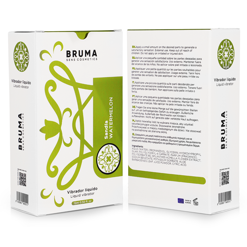 BRUMA - VIBRADOR LÍQUIDO ULTRA DESLIZANTE MELANCIA 15 ML