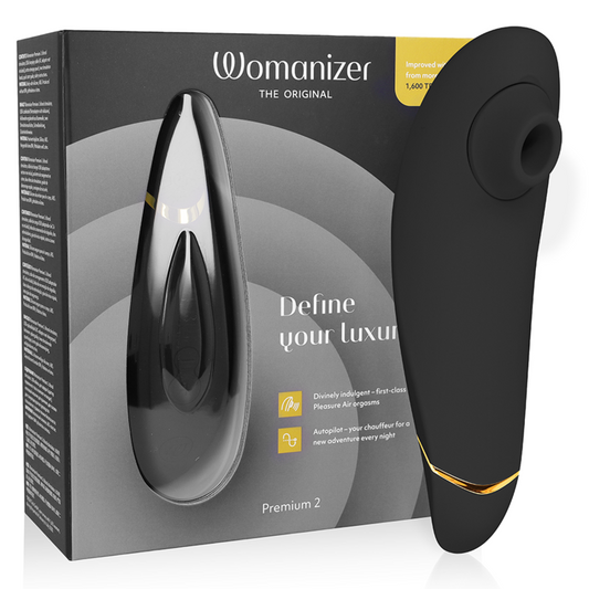 WOMANIZER - PREMIUM 2 ESTIMULADOR CLITORIAL PRETO