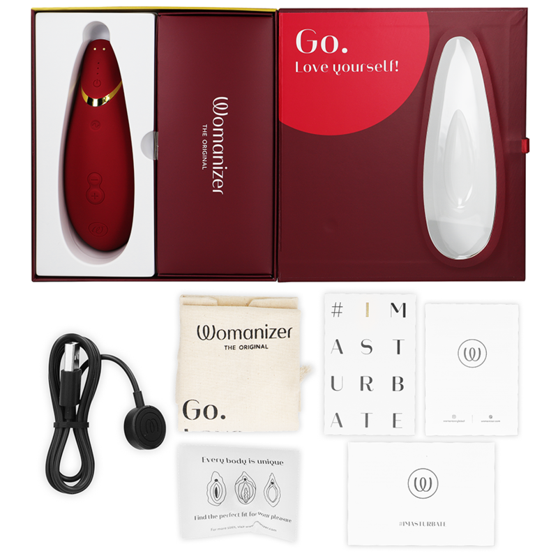 WOMANIZER - PREMIUM 2 ESTIMULADOR CLITORIAL BORDEAUX