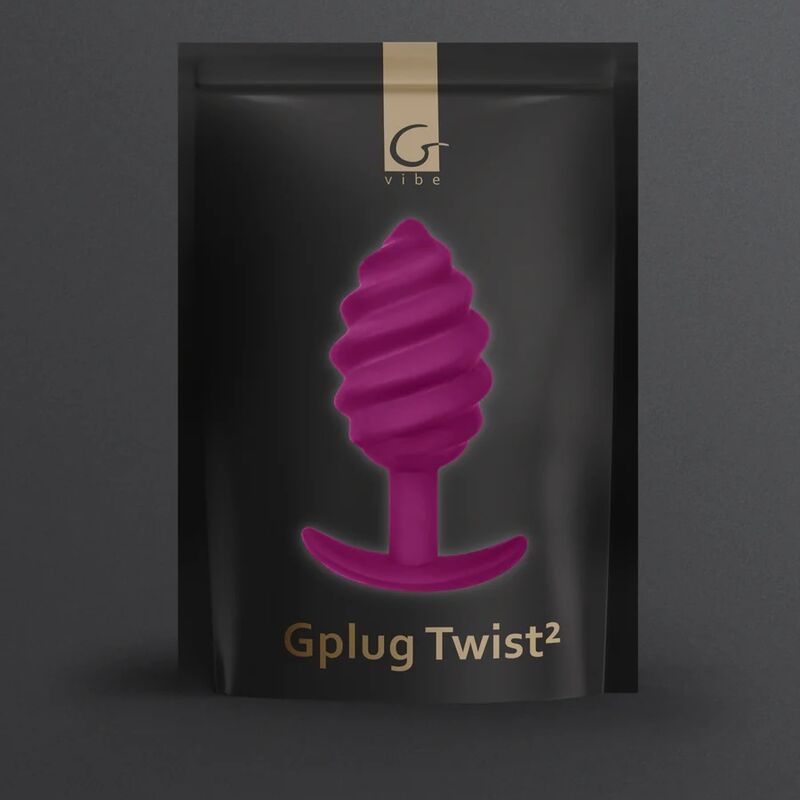 G-VIBE - GPLUG TWIST 2 PLUG ANAL ROXO