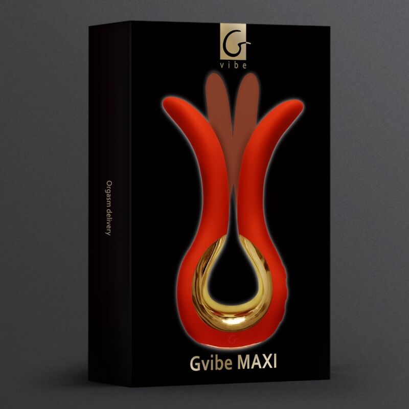 G-VIBE - GVIBE MAXI VIBRADOR COM DUAS PONTAS FLEXÍVEIS CORAL