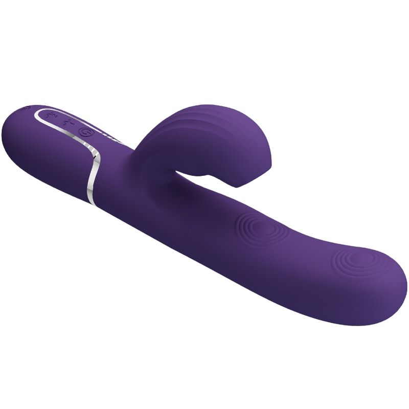 PRETTY LOVE - PERLITA VIBRADOR G-SPOT 3 EM 1 MULTIFUNO ROXO