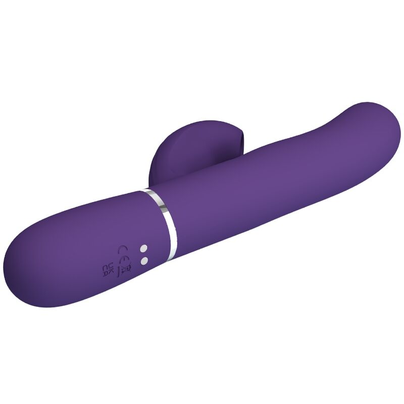 PRETTY LOVE - PERLITA VIBRADOR G-SPOT 3 EM 1 MULTIFUNO ROXO