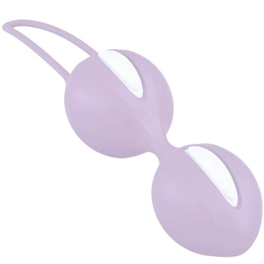 FUN FACTORY -  SMARTBALLS DUO BOLAS PÉLVICAS BRANCO / ROXO PASTEL