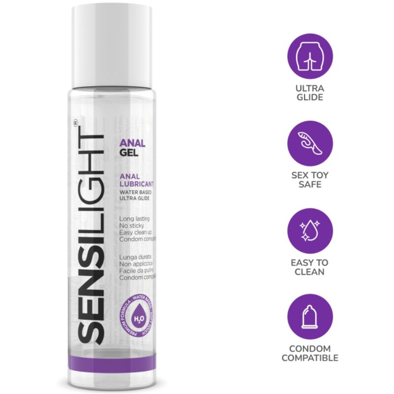 INTIMATELINE - GEL ANAL DESLIZANTE SENSILIGHT 60 ML