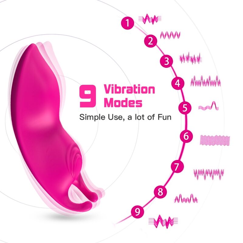 ARMONY - MEL BEE WEARABLE CALÇAS VIBRADOR G-SPOT CONTROLE REMOTO FÚCSIA