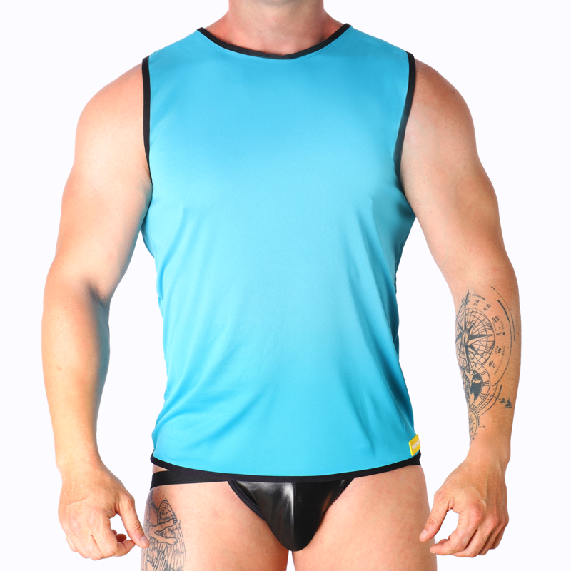 MACHO - T-SHIRT AZUL S/M