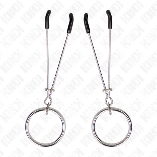 KINK - PINÇAS FINAS COM O-RING 7 CM