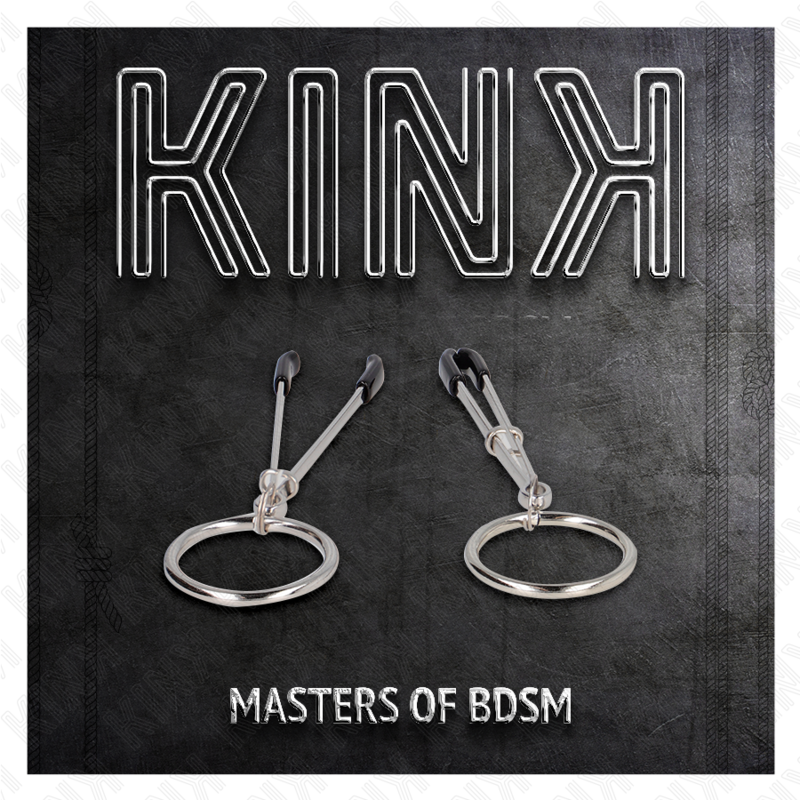 KINK - PINÇAS FINAS COM O-RING 7 CM