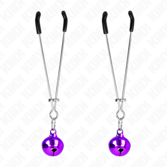 KINK - PINÇAS DE BINO FINA ROXO 7 CM