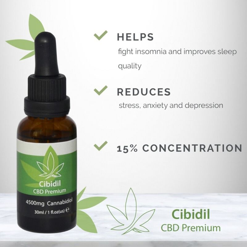 500 COSMETICS - CIBIDIL ÓLEO RELAXANTE CBD 15% 30 ML