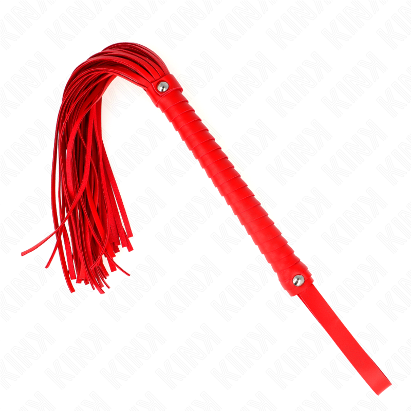 KINK - CHICOTE COM CABO TEXTURADO VERMELHO 48,5 CM