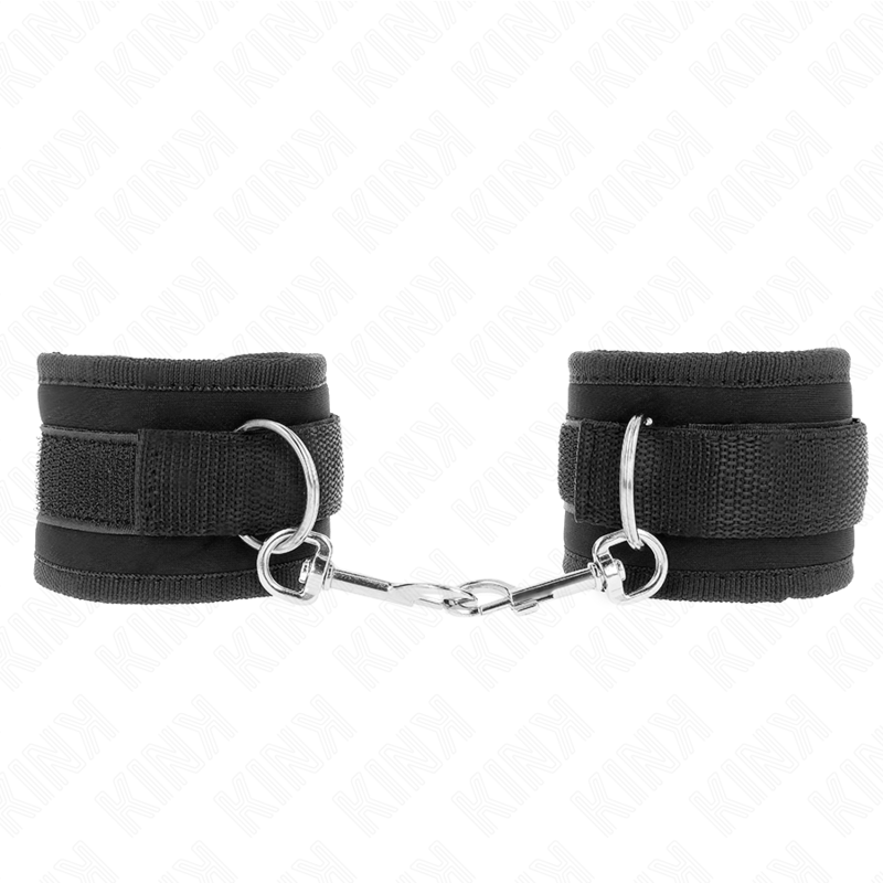 KINK - PULSO NYLON BIND HOOK&LOOP PRETO MODELO 2 AJUSTÁVEL 18-35 CM X 6 CM