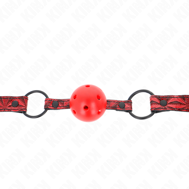 KINK - BOLA PADRÃO DIAMANTE 4,5 CM GAG MODELO 1 64,5 CM AJUSTÁVEL 42-60 CM