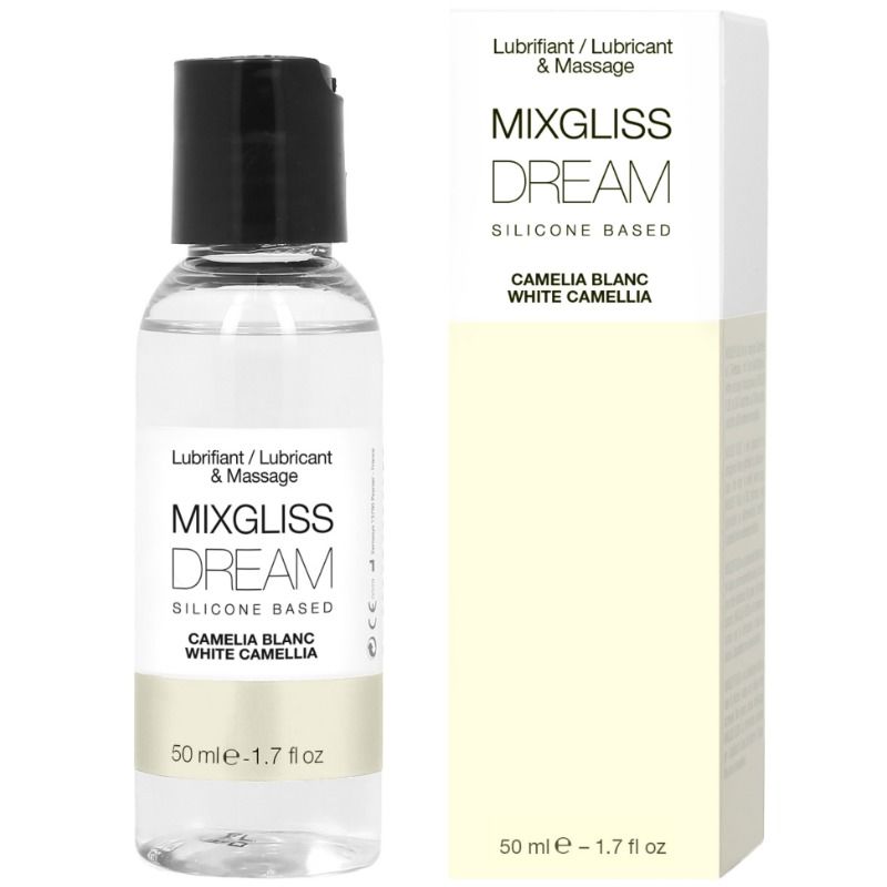 MIXGLISS - LUBRIFICANTE DE SILICONE DREAM WHITE CAMELIA 50 ML