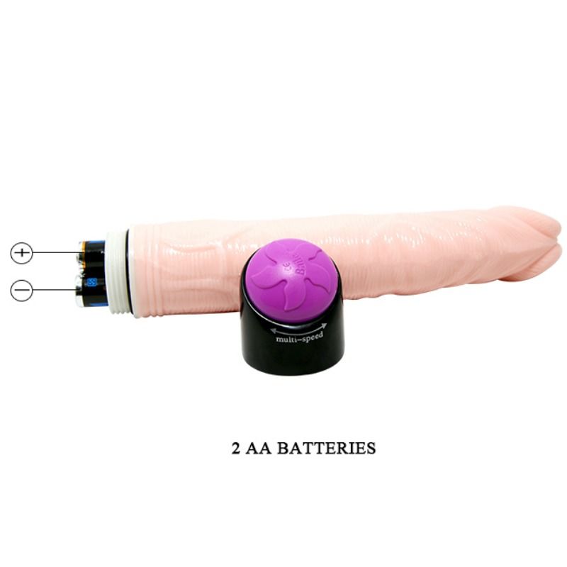 BAILE - VIBRADOR REALÍSTICO ADOUR CLUB 23 CM NATURAL