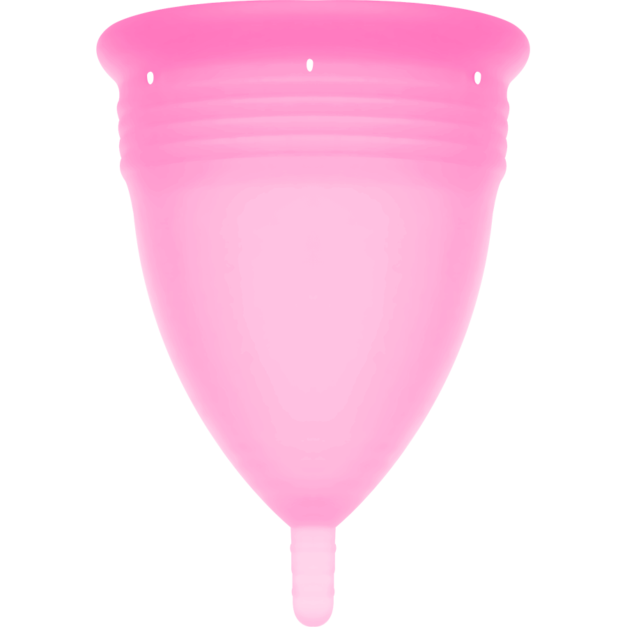 STERCUP - COPO MENSTRUAL DE SILICONE FDA ROSA - TAMANHO L