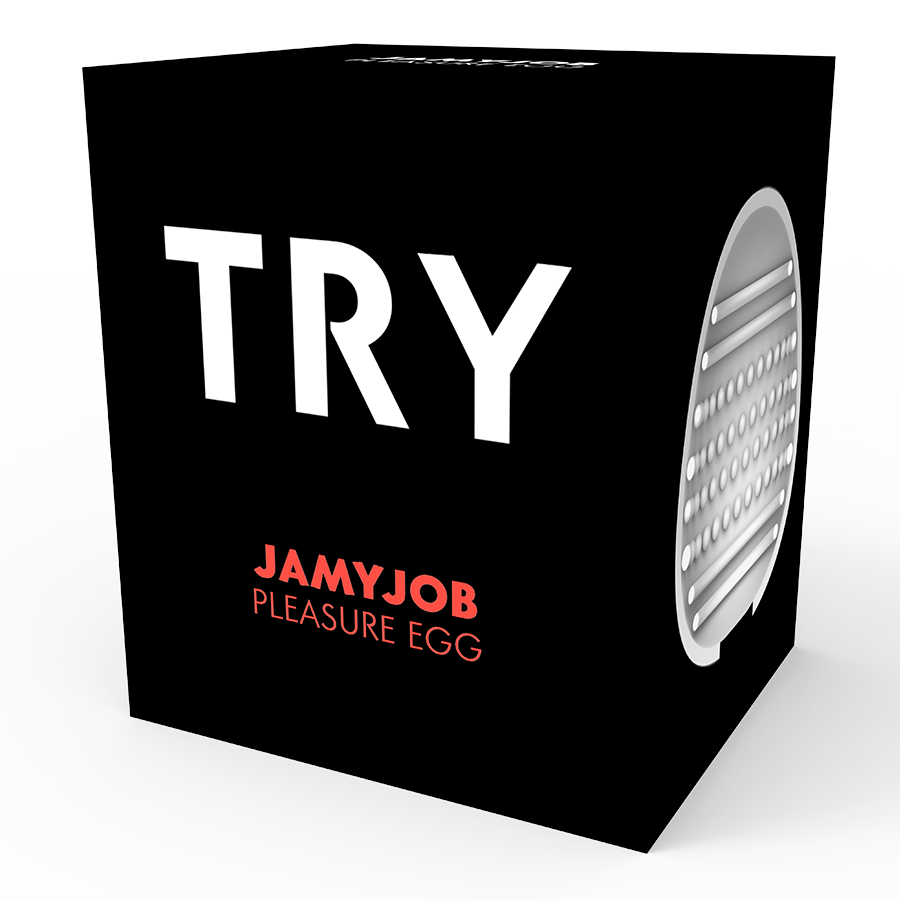 JAMYJOB -MASTURBADOR EGG VERSO PRETA DISCRETT