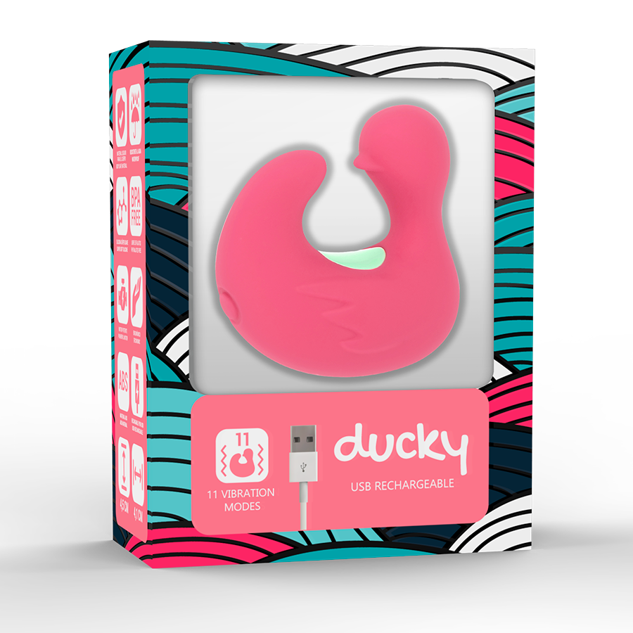 HAPPY LOKY - DUCKYMANIA RECARREGÁVEL DE DEDO ESTIMULADOR DE SILICONE