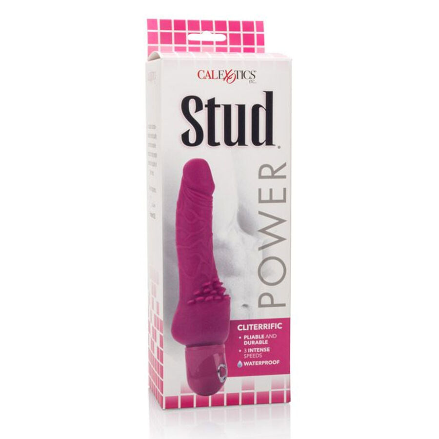 CALEXOTICS - VIBRADOR POWER STUD CLITERRIFIC ROSA