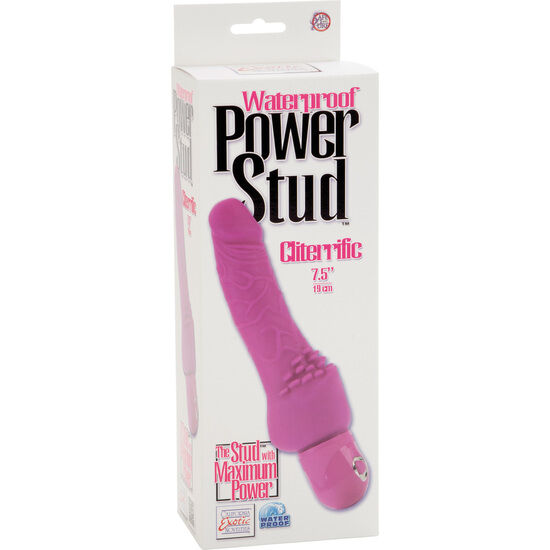 CALEXOTICS - VIBRADOR POWER STUD CLITERRIFIC ROSA