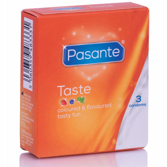 PASANTE - DE PRESERVATIVOS SABORES 3 UNIDADES