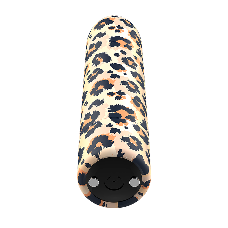 CUSTOM BULLETS - BALAS PERSONALIZADAS BALAS RECARREGÁVEIS LEOPARDO 10 INTENSIDADES