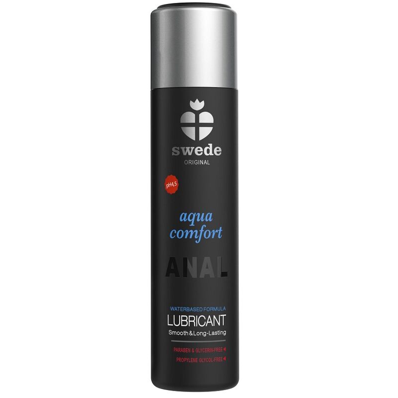 SWEDE - AQUA COMFORT LUBRIFICANTE À BASE DE ÁGUA ANAL 60 ML