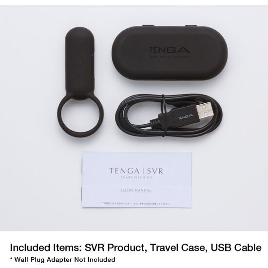 TENGA - ANEL VIBRADOR SVR SMART PRETO