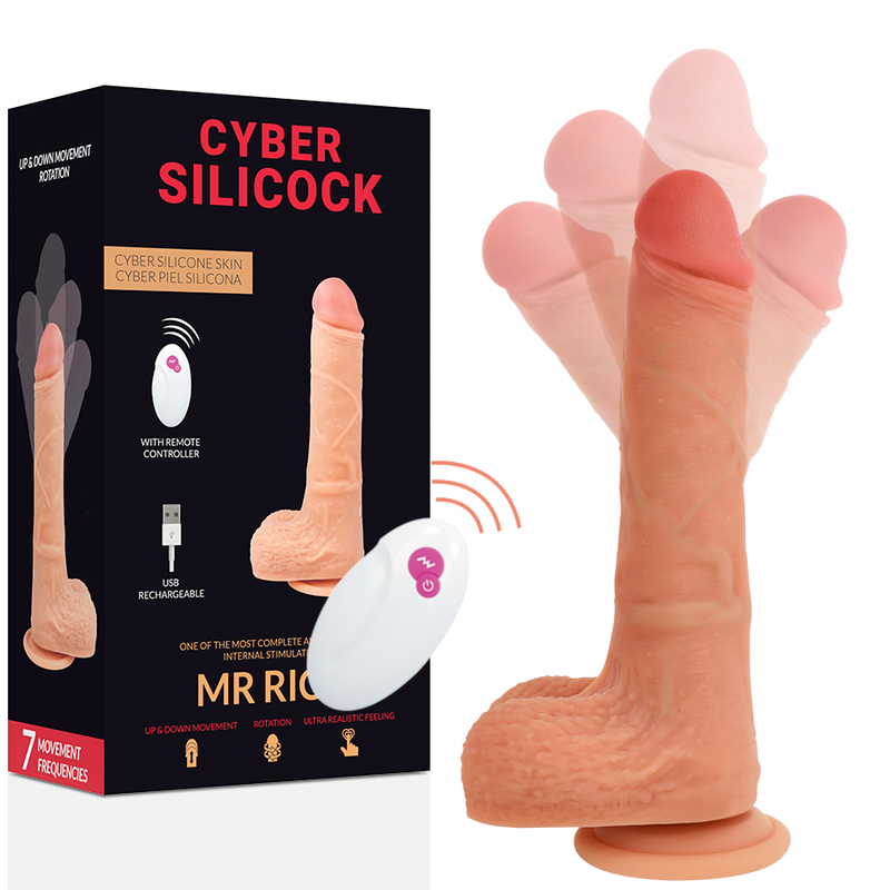 CYBER SILICOCK - CONTROLE REMOTO REALÍSTICO MR RICK 20.9 CM -O- 4 CM