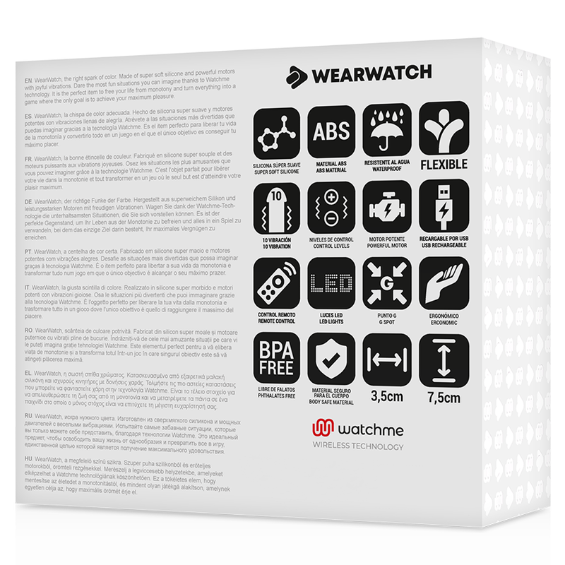 WEARWATCH - TECNOLOGIA WATCHME CONTROLE REMOTO OVO AZUL / JATO